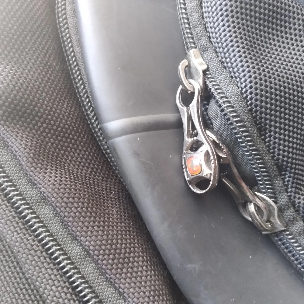 Black and Gray Men's Swiss Guard Backpack 19